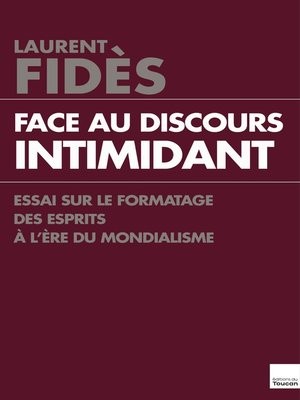 cover image of Face au discours intimidant